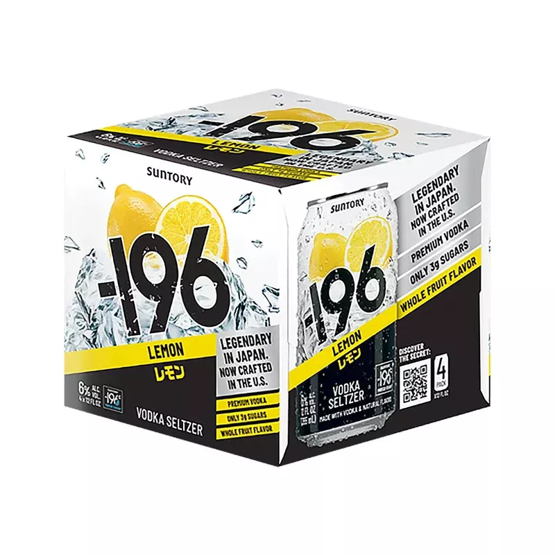 -196 Lemon Vodka Seltzer 4-Pack