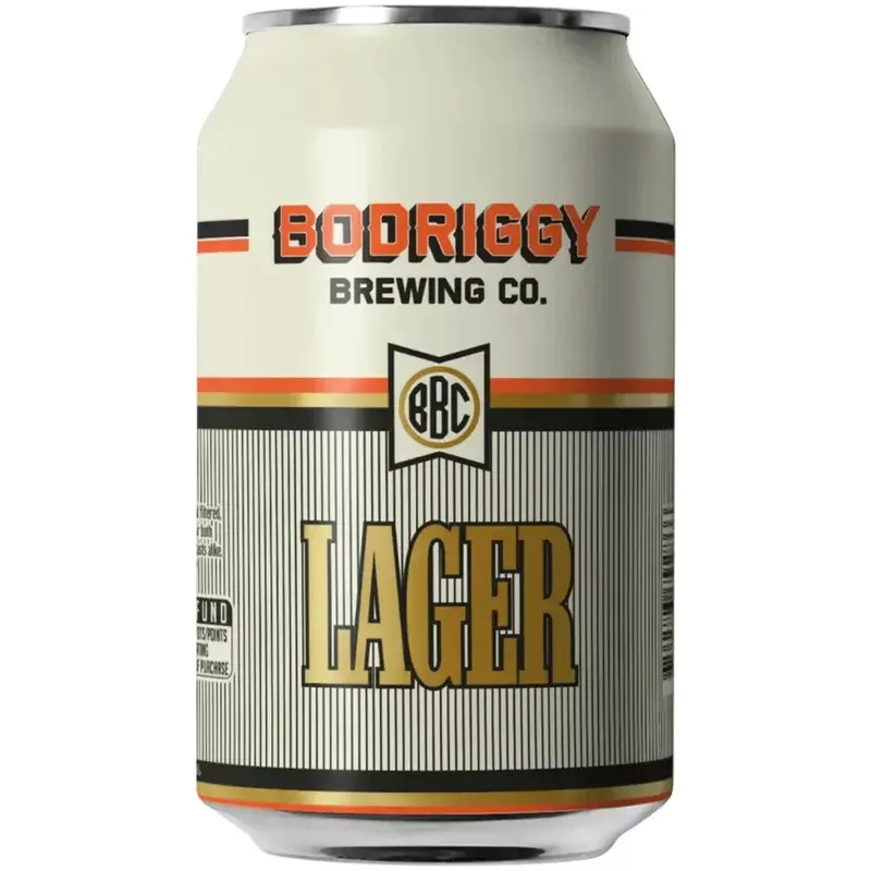 Bodriggy Brewing Company Lager 355ml