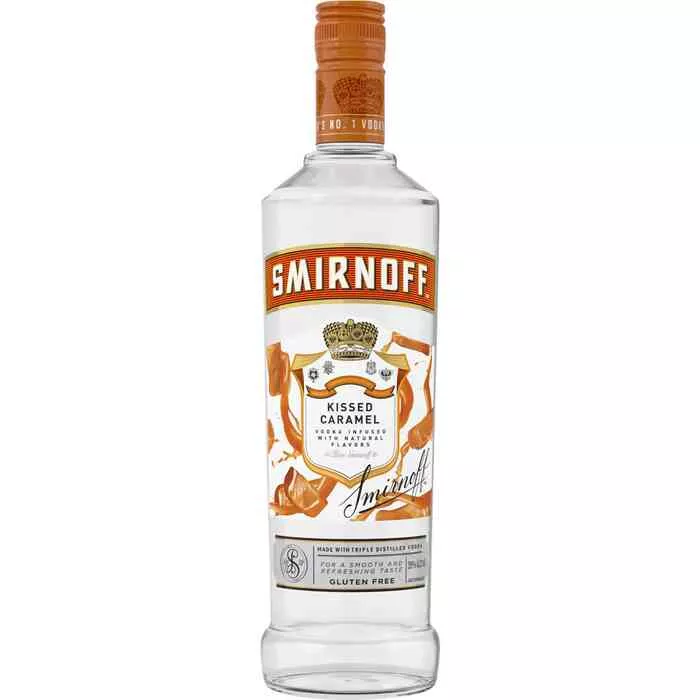 Smirnoff – Kissed Caramel 750mL