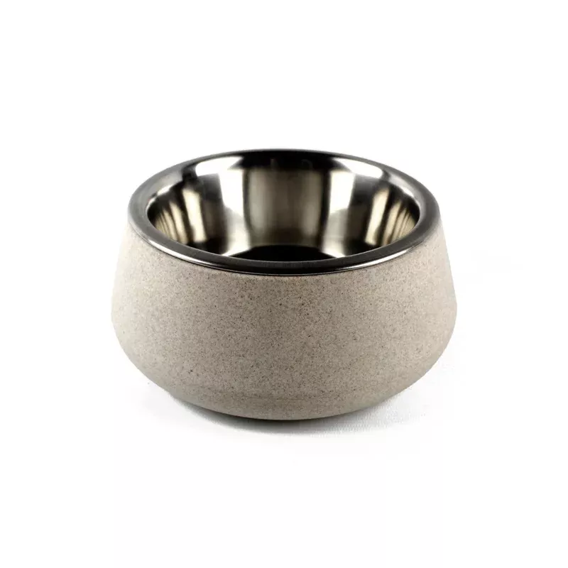 Zoon Floorgrip Stainless Steel Pet Bowl – Stone