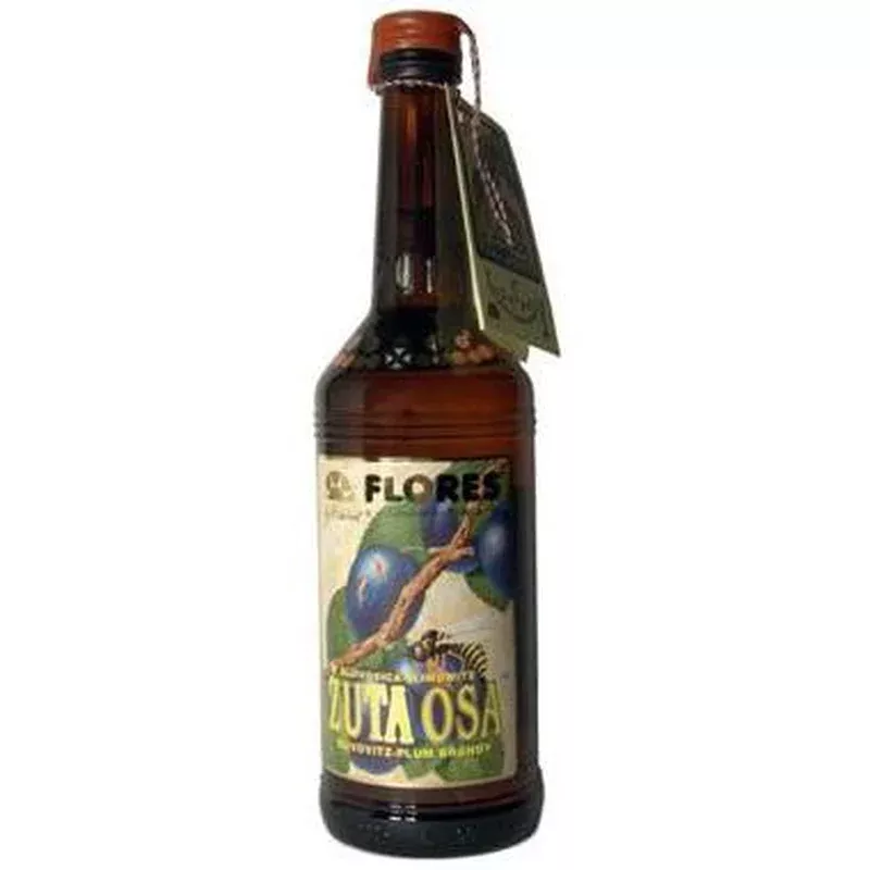 Zuta Osa Flores Plum Brandy Slivovitz 750ml